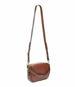 Alternative view of VANESSA BRUNO Sac Holly Cuir Lisse Cognac
