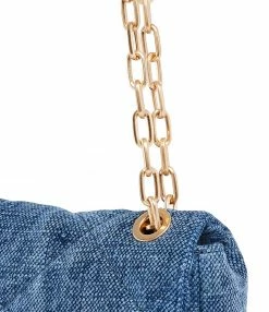 Alternative view of VANESSA BRUNO Sac Nano Moon Lin Indigo