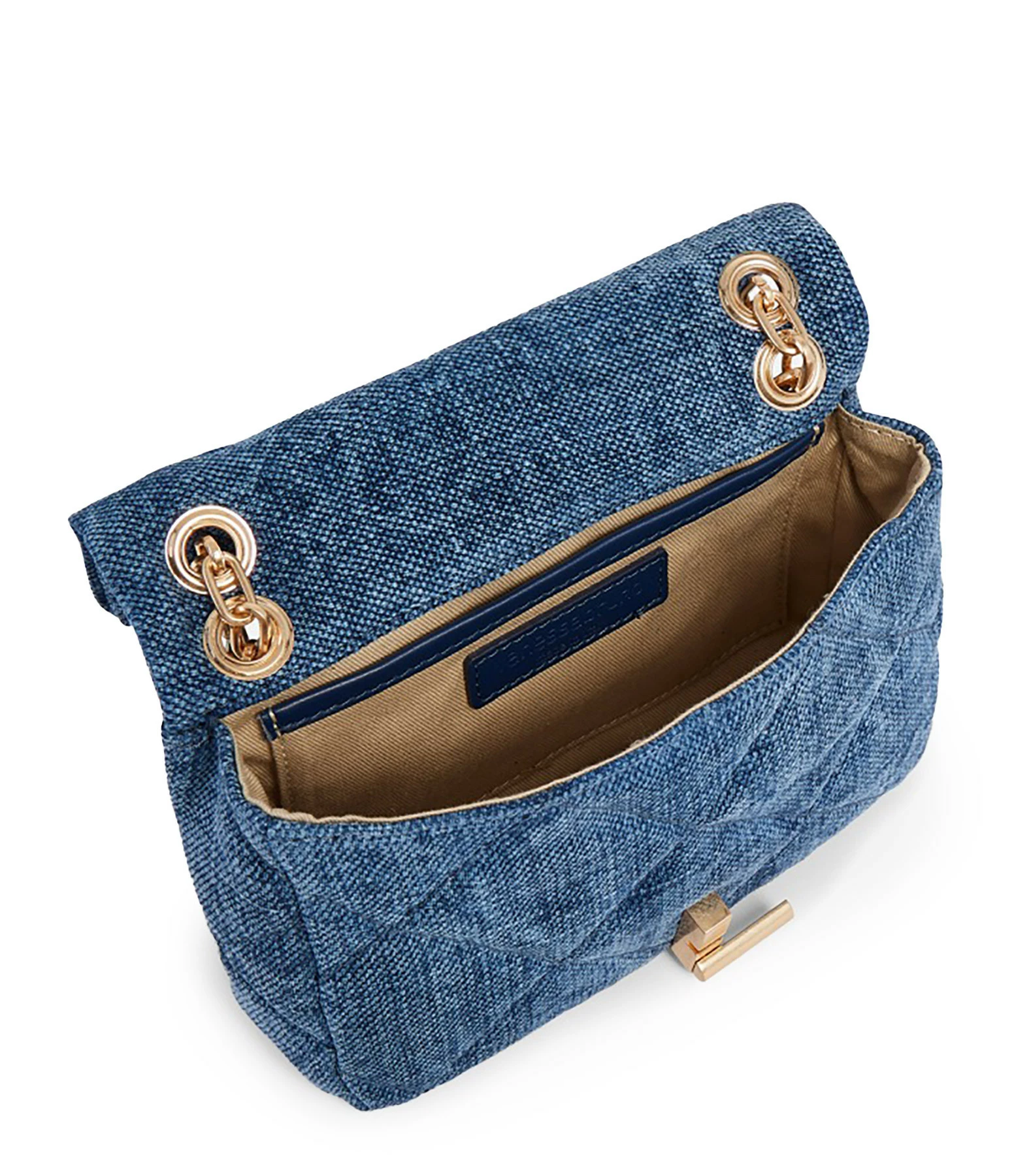 VANESSA BRUNO Sac Nano Moon Lin Indigo 6 VANESSA BRUNO Sac Nano Moon Lin Indigo – Image 4