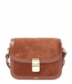 A.P.C. Sac Grace Small Cuir Marron