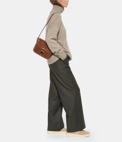 A.P.C. Sac Grace Small Cuir Marron -jerome dreyfuss shop unnamed file 1020