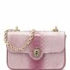 CLARIS VIROT Sac Mini Ava Python Bordeaux Délavé -jerome dreyfuss shop unnamed file 1051