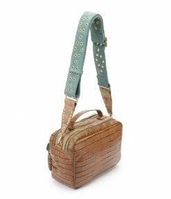 Alternative view of CLARIS VIROT Sac César Cuir Tabac