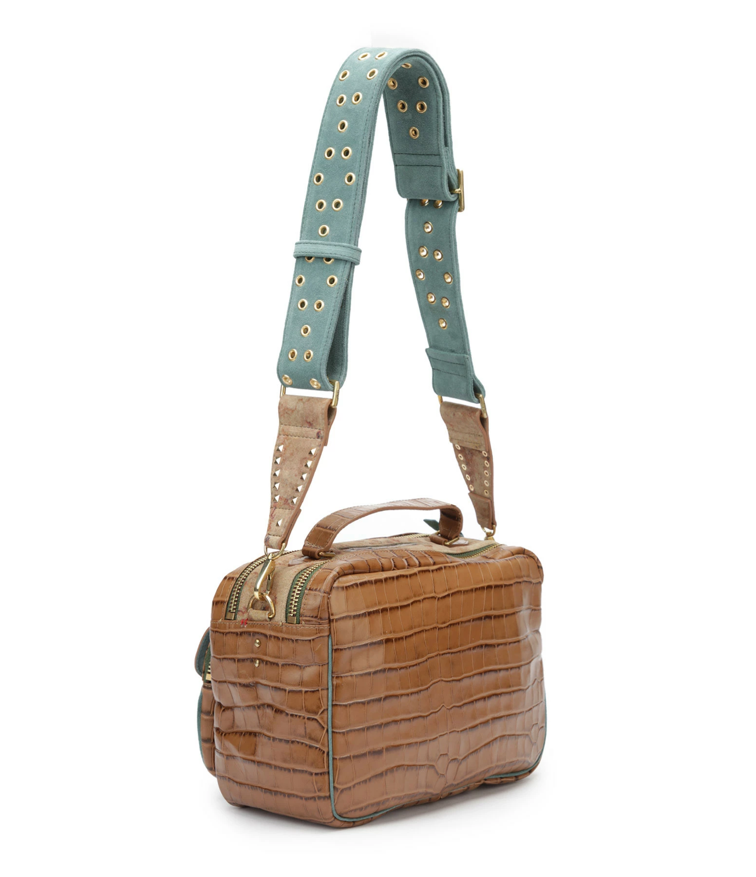 CLARIS VIROT Sac César Cuir Tabac 6 CLARIS VIROT Sac César Cuir Tabac – Image 4