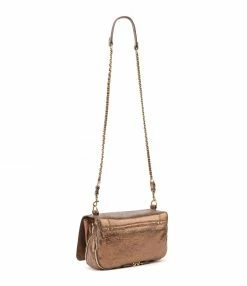 Alternative view of JEROME DREYFUSS Sac Bobi Cuir Lamé Bronze