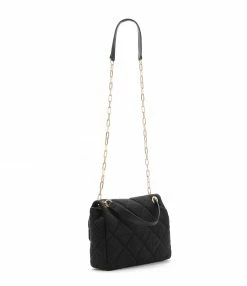 Alternative view of VANESSA BRUNO Sac Moon MM Lin Noir