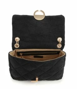 VANESSA BRUNO Sac Moon MM Lin Noir 10 VANESSA BRUNO Sac Moon MM Lin Noir -jerome dreyfuss shop unnamed file 1083