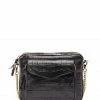 Sac Charly Cuir Embossé Croco Noir, Collaboration Lulli X Claris Virot -jerome dreyfuss shop unnamed file 1098