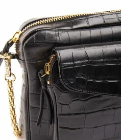 Sac Charly Cuir Embossé Croco Noir, Collaboration Lulli X Claris Virot 10 Sac Charly Cuir Embossé Croco Noir, Collaboration Lulli X Claris Virot -jerome dreyfuss shop unnamed file 1101