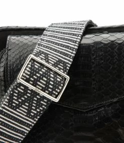 CLARIS VIROT Sac Jumbo Charly Bandoulière Python Noir 11 CLARIS VIROT Sac Jumbo Charly Bandoulière Python Noir -jerome dreyfuss shop unnamed file 1119