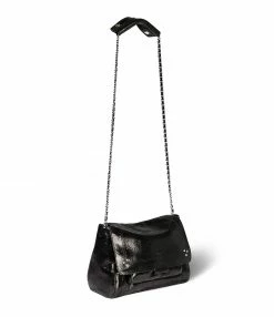JEROME DREYFUSS Sac Lulu M Cuir Lamé Noir -jerome dreyfuss shop unnamed file 1129
