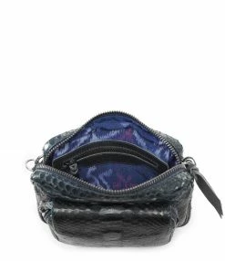 CLARIS VIROT Sac Charly Python Navy Argenté 11 CLARIS VIROT Sac Charly Python Navy Argenté -jerome dreyfuss shop unnamed file 1147