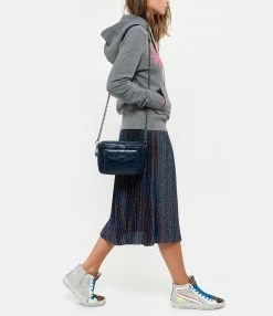 CLARIS VIROT Sac Charly Python Navy Argenté 13 CLARIS VIROT Sac Charly Python Navy Argenté -jerome dreyfuss shop unnamed file 1149