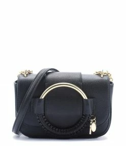 SEE BY CHLOE Sac Chaîne Hana Cuir Grainé Noir
