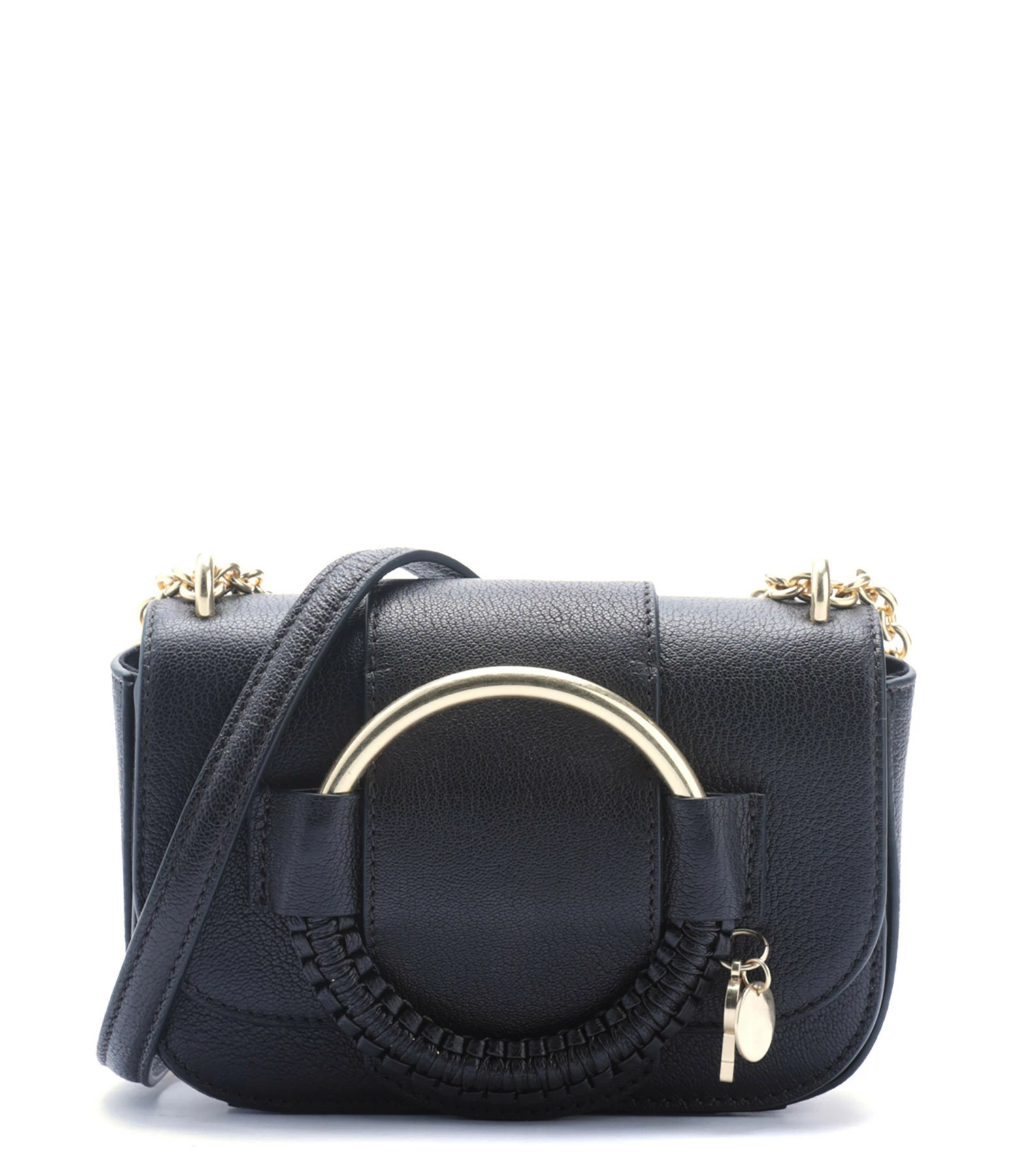 SEE BY CHLOE Sac Chaîne Hana Cuir Grainé Noir 3 SEE BY CHLOE Sac Chaîne Hana Cuir Grainé Noir