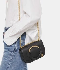SEE BY CHLOE Sac Chaîne Hana Cuir Grainé Noir 12 SEE BY CHLOE Sac Chaîne Hana Cuir Grainé Noir -jerome dreyfuss shop unnamed file 1154