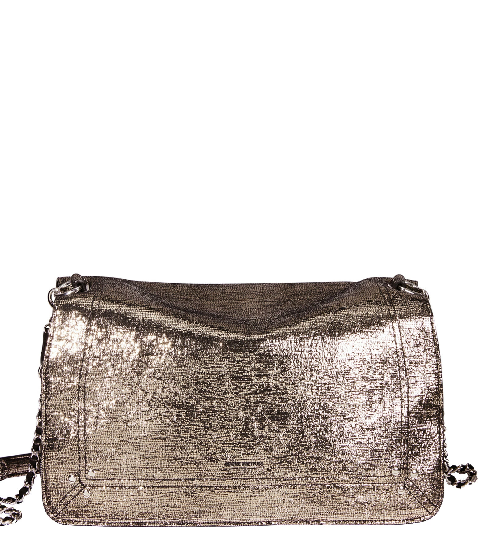 JEROME DREYFUSS Sac Bobi L Cuir Lamé Champa 3 JEROME DREYFUSS Sac Bobi L Cuir Lamé Champa