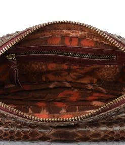 CLARIS VIROT Sac Big Charly Python Chocolat Endek Bordeaux 10 CLARIS VIROT Sac Big Charly Python Chocolat Endek Bordeaux -jerome dreyfuss shop unnamed file 1179