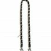 ZADIG & VOLTAIRE Bandoulière Chaîne Cuir Grainé Noir Argenté 2 ZADIG & VOLTAIRE Bandoulière Chaîne Cuir Grainé Noir Argenté -jerome dreyfuss shop unnamed file 1183