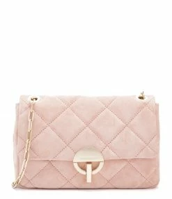 VANESSA BRUNO Sac Moon MM Cuir Veau Vieux Rose