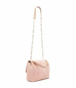 Alternative view of VANESSA BRUNO Sac Moon MM Cuir Veau Vieux Rose