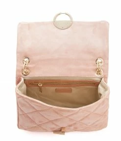 VANESSA BRUNO Sac Moon MM Cuir Veau Vieux Rose -jerome dreyfuss shop unnamed file 1193