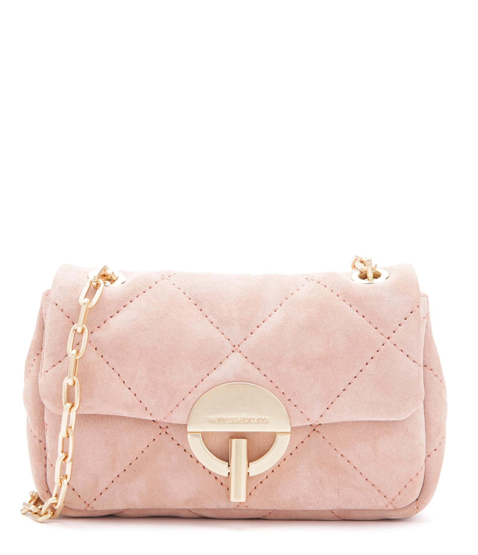 VANESSA BRUNO Sac Nano Moon Cuir Veau Vieux Rose 3 VANESSA BRUNO Sac Nano Moon Cuir Veau Vieux Rose