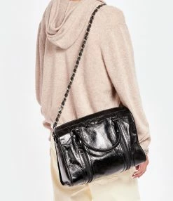 ZADIG & VOLTAIRE Sac Sunny Medium Vintage Noir -jerome dreyfuss shop unnamed file 1223