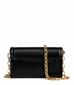 Alternative view of ZADIG & VOLTAIRE Sac ZV Initiale Le Long Chaîne Cuir Noir