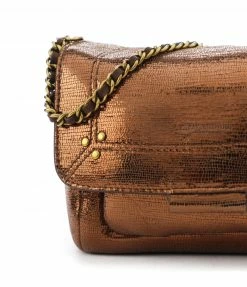 JEROME DREYFUSS Sac Lulu L Cuir Lamé Bronze -jerome dreyfuss shop unnamed file 1250