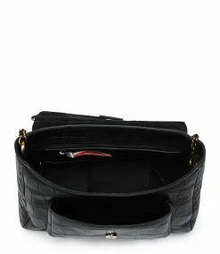 JEROME DREYFUSS Sac Lulu M Cuir Croco Noir -jerome dreyfuss shop unnamed file 1261