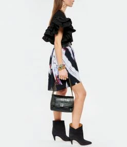 JEROME DREYFUSS Sac Lulu M Cuir Croco Noir -jerome dreyfuss shop unnamed file 1265