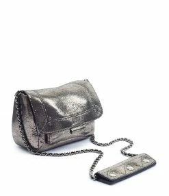 Alternative view of JEROME DREYFUSS Sac Lulu S Cuir Lamé Champa