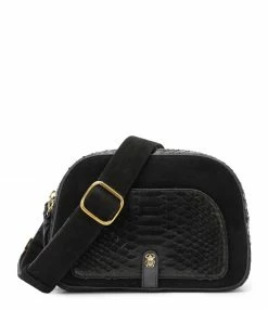 CLARIS VIROT Sac Clara Python Noir
