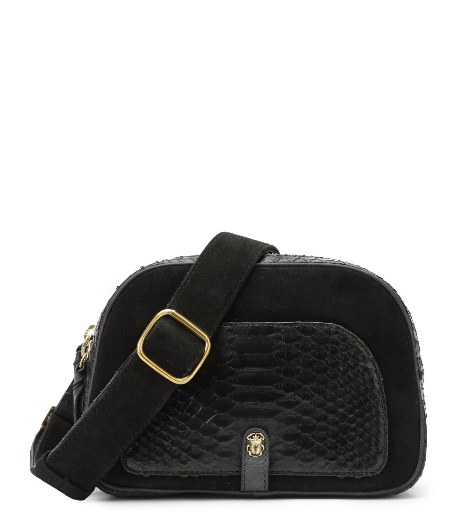 CLARIS VIROT Sac Clara Python Noir 3 CLARIS VIROT Sac Clara Python Noir