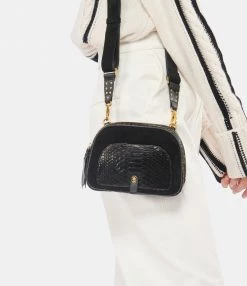 CLARIS VIROT Sac Clara Python Noir 10 CLARIS VIROT Sac Clara Python Noir -jerome dreyfuss shop unnamed file 1296