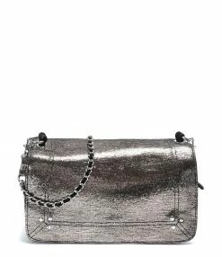 JEROME DREYFUSS Sac Bobi Cuir Lamé Champa