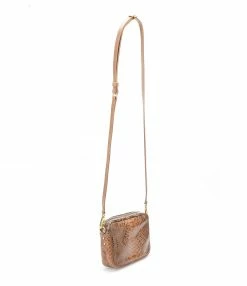 Alternative view of CLARIS VIROT Sac Baby Charly Python Moka
