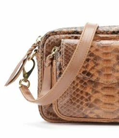 CLARIS VIROT Sac Baby Charly Python Moka 9 CLARIS VIROT Sac Baby Charly Python Moka -jerome dreyfuss shop unnamed file 1314