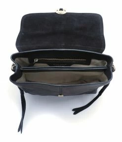 VANESSA BRUNO Sac Clutch Cuir Agneau Noir -jerome dreyfuss shop unnamed file 1339