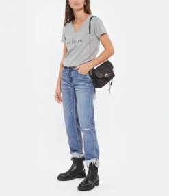 VANESSA BRUNO Sac Clutch Cuir Agneau Noir -jerome dreyfuss shop unnamed file 1342