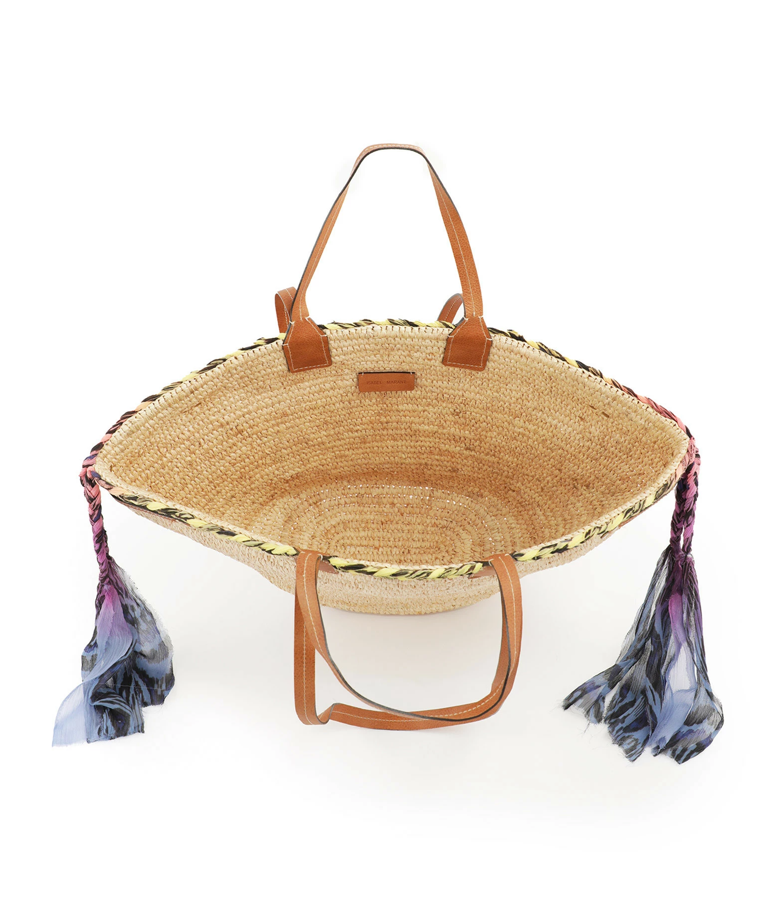ISABEL MARANT Panier Coiba Raphia Cognac Naturel 5 ISABEL MARANT Panier Coiba Raphia Cognac Naturel – Image 3