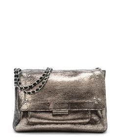 JEROME DREYFUSS Sac Lulu M Cuir Lamé Champa