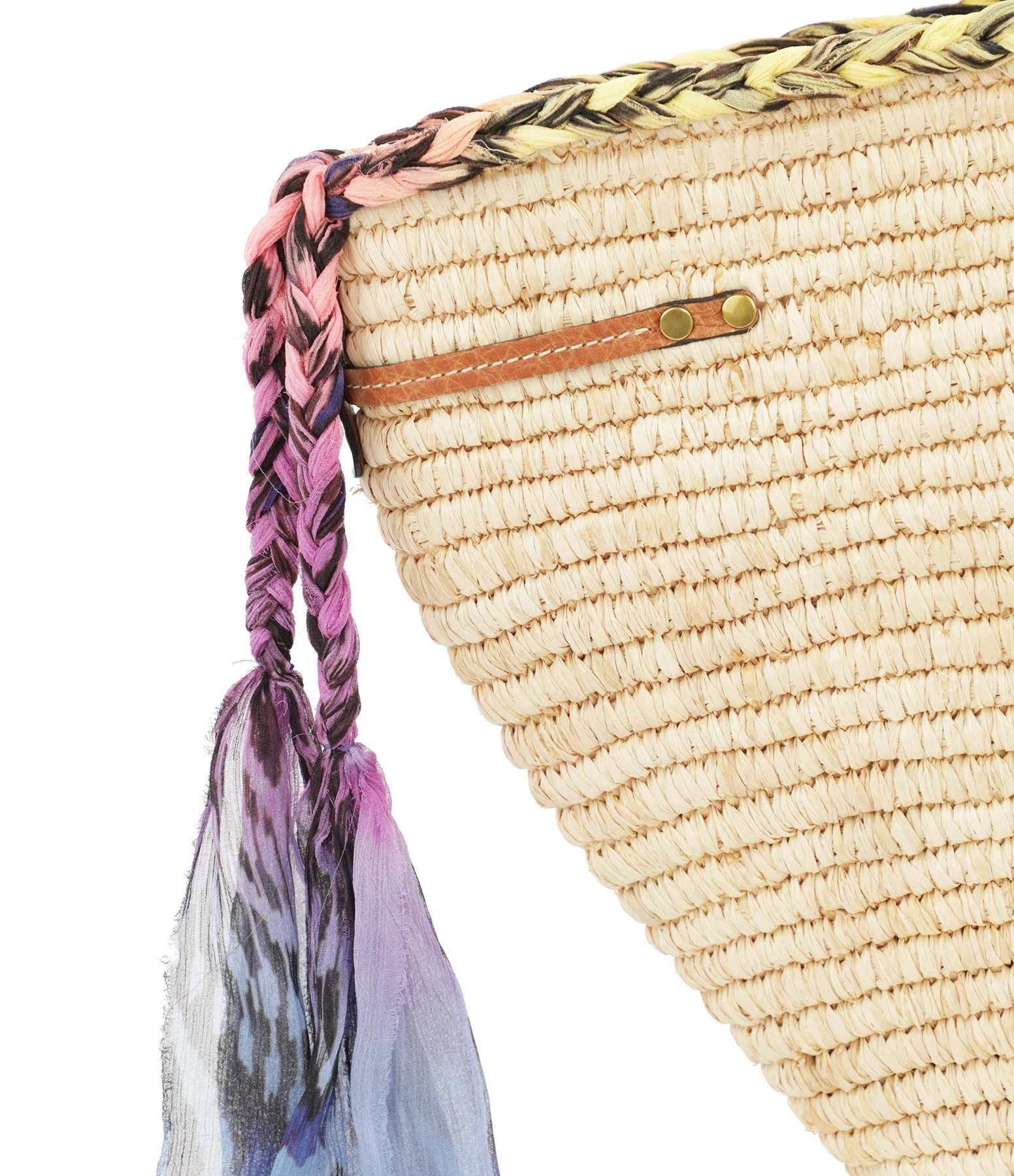 ISABEL MARANT Panier Coiba Raphia Cognac Naturel 6 ISABEL MARANT Panier Coiba Raphia Cognac Naturel – Image 4