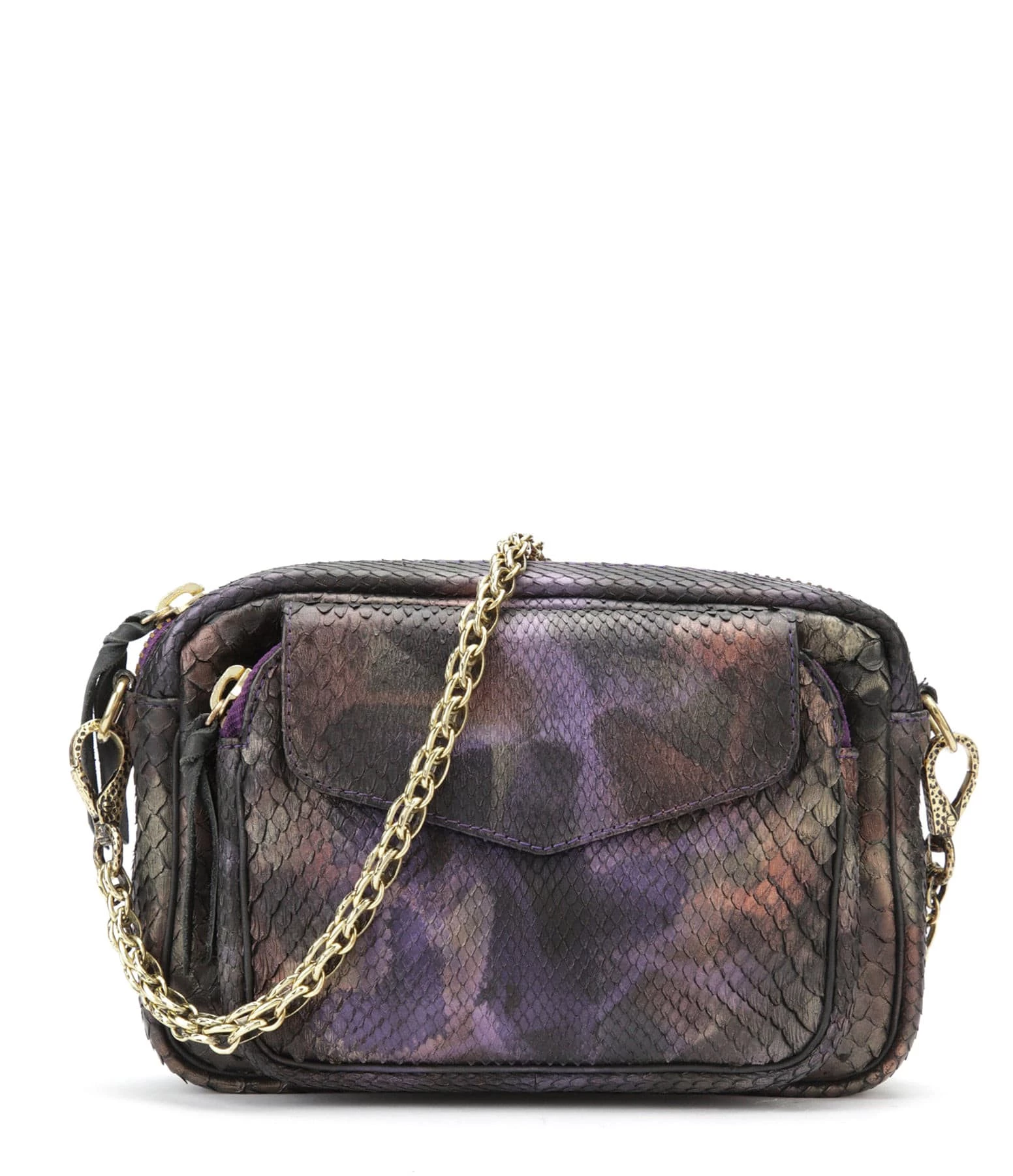 CLARIS VIROT Sac Charly Python Carbone 3 CLARIS VIROT Sac Charly Python Carbone