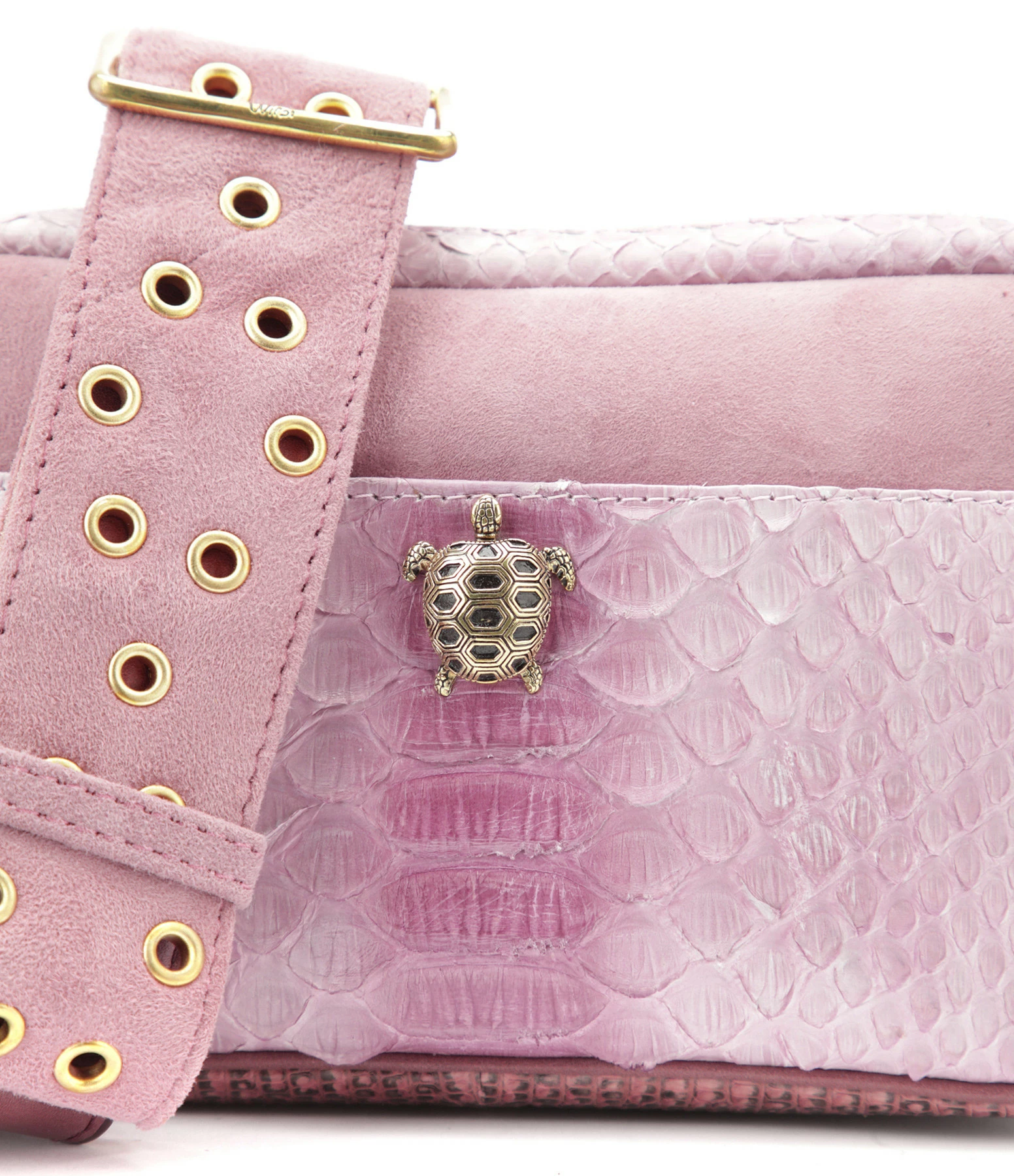 CLARIS VIROT Sac Lily Python Bordeaux Délavé 5 CLARIS VIROT Sac Lily Python Bordeaux Délavé – Image 3