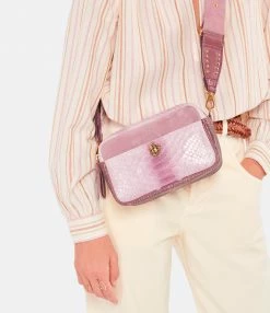 CLARIS VIROT Sac Lily Python Bordeaux Délavé 10 CLARIS VIROT Sac Lily Python Bordeaux Délavé -jerome dreyfuss shop unnamed file 1427