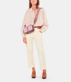 CLARIS VIROT Sac Lily Python Bordeaux Délavé 11 CLARIS VIROT Sac Lily Python Bordeaux Délavé -jerome dreyfuss shop unnamed file 1428