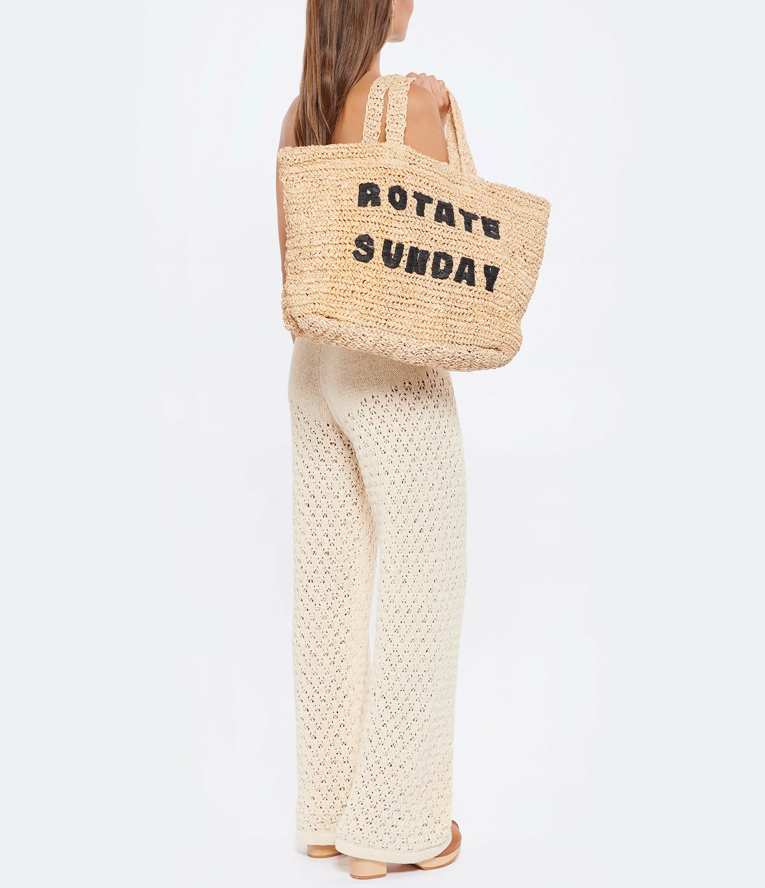 ROTATE Sac Shopping Neeti Raphia Naturel 8 ROTATE Sac Shopping Neeti Raphia Naturel – Image 6