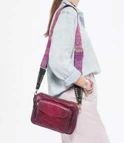 CLARIS VIROT Sac Big Charly Lézard Endek Violet 12 CLARIS VIROT Sac Big Charly Lézard Endek Violet -jerome dreyfuss shop unnamed file 1447